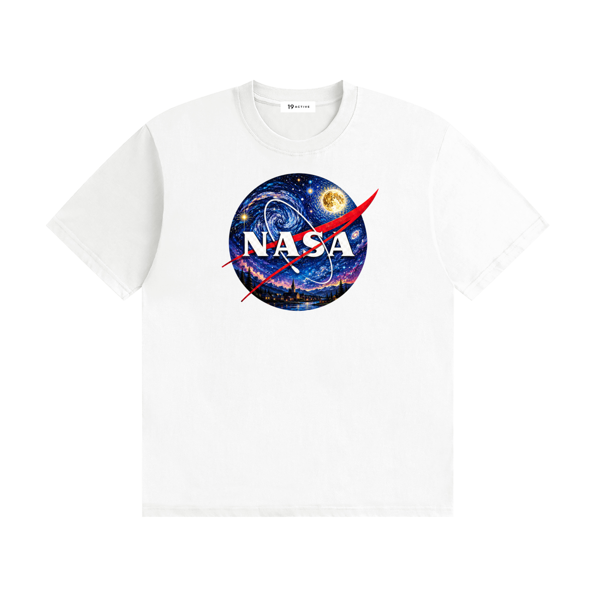 NASA SEAMLESS COTTON T-SHIRT