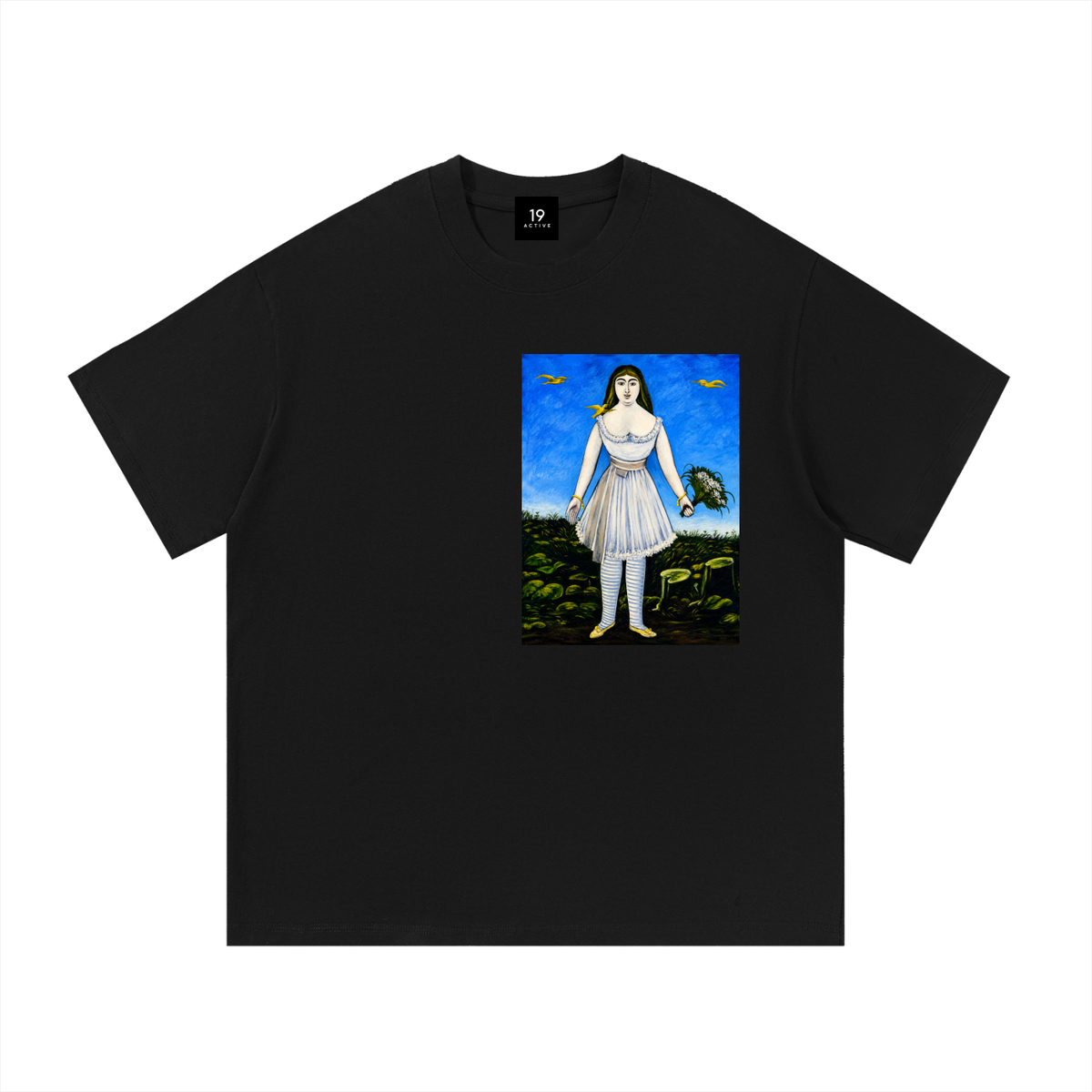 MARGARITA BY PIROSMANI NOIRE COTTON T-SHIRT