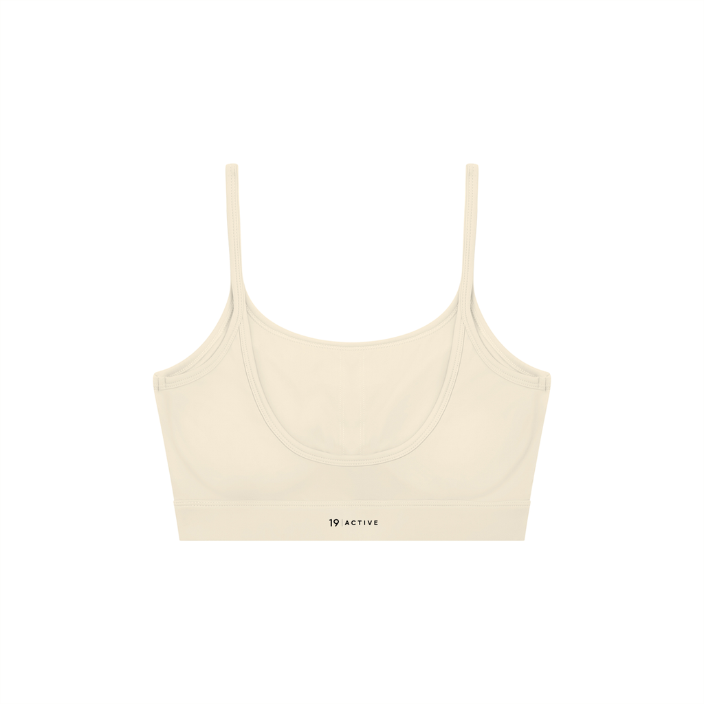 Women's Solid U-Neck Sports Bra