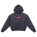 HEAVYWEIGHT DISTRESSED CROP HOODIE