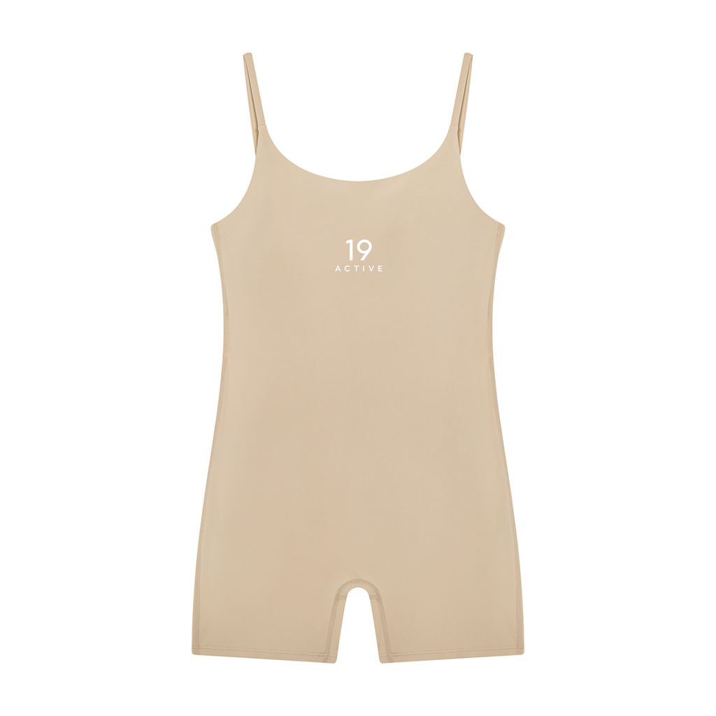 TRIPLE U-NECK YOGA ROMPER