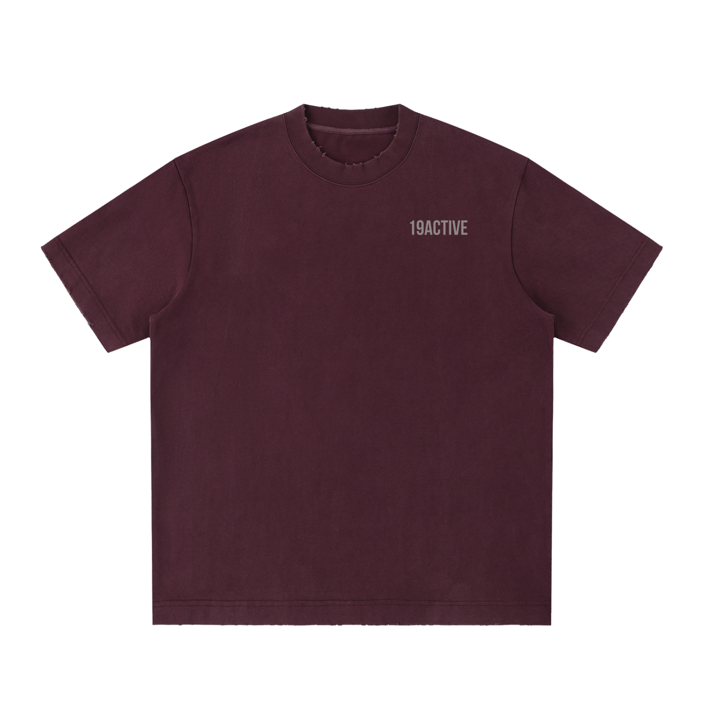 Heavyweight Vintage Washed Frayed T-Shirt