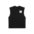 Unisex Raw Edge Cotton Tank Top