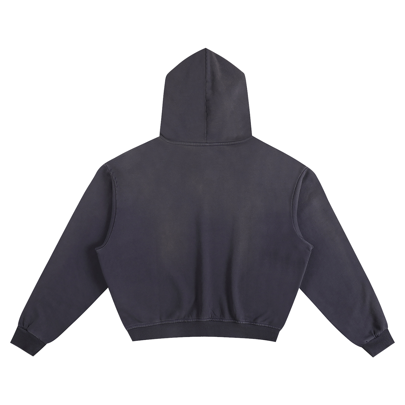 HEAVYWEIGHT DISTRESSED CROP HOODIE