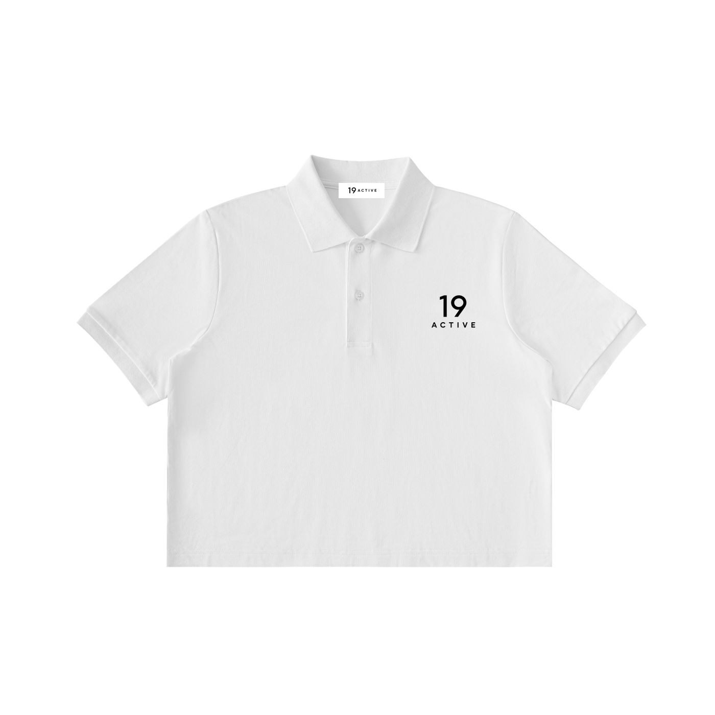 CROPPED POLO SHIRT