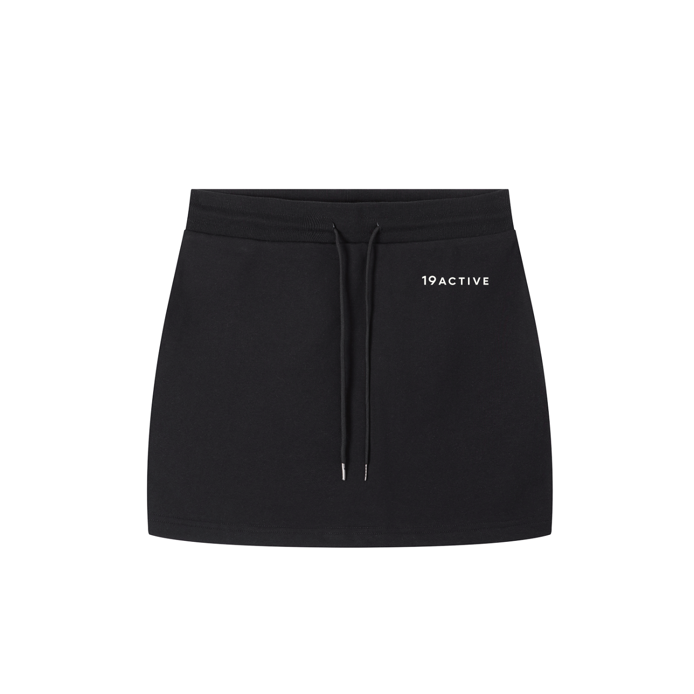 ESSENTIAL DRAWSTRING SKIRT NOIRE