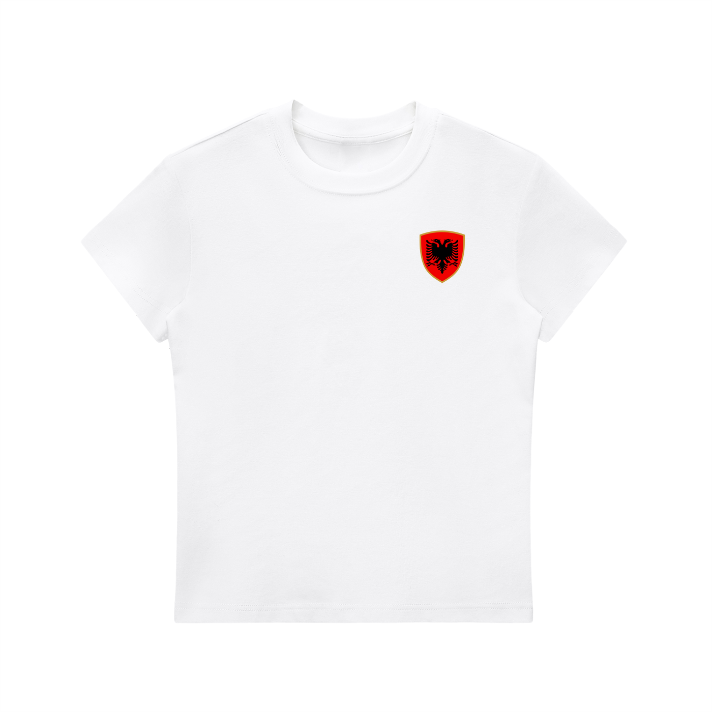 TIRANË HERS BODYCON CREWNECK T-SHIRT
