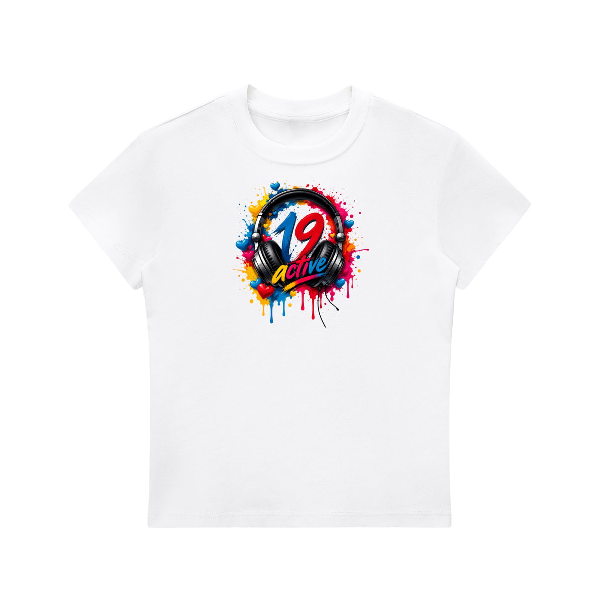 BEATS BODYCON CREWNECK T-SHIRT
