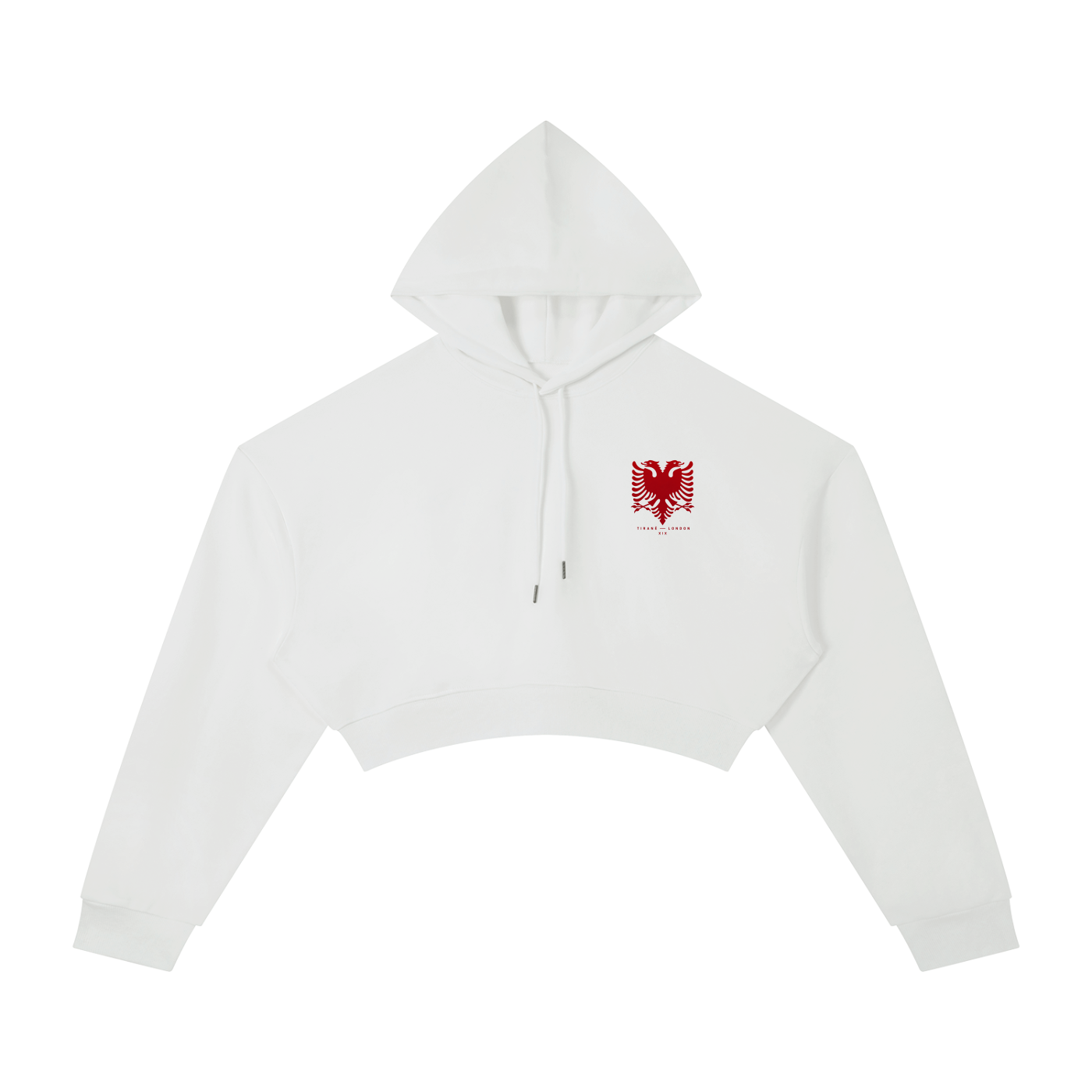 TIRANË HERS CROPPED HOODIE