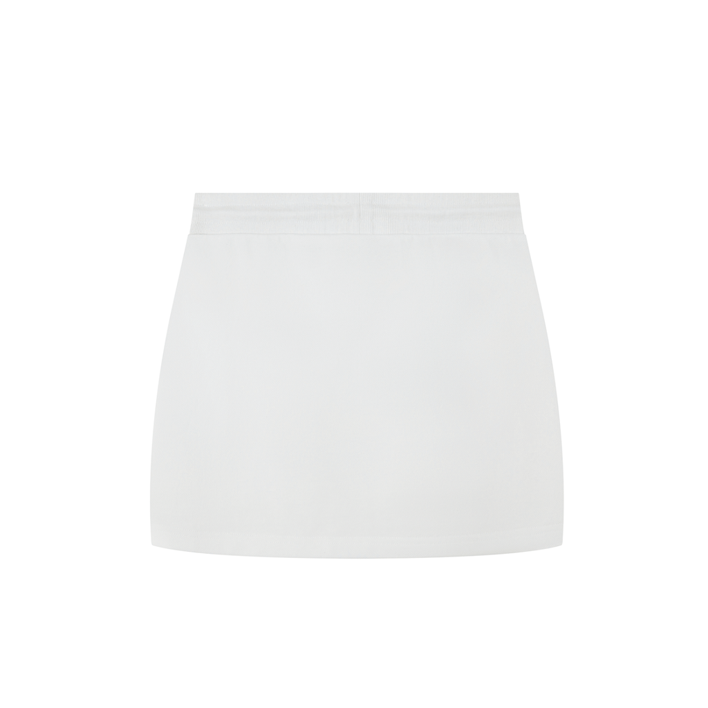 ESSENTIAL DRAWSTRING SKIRT GRIS