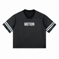 Taped Mesh Black Motion T-Shirt