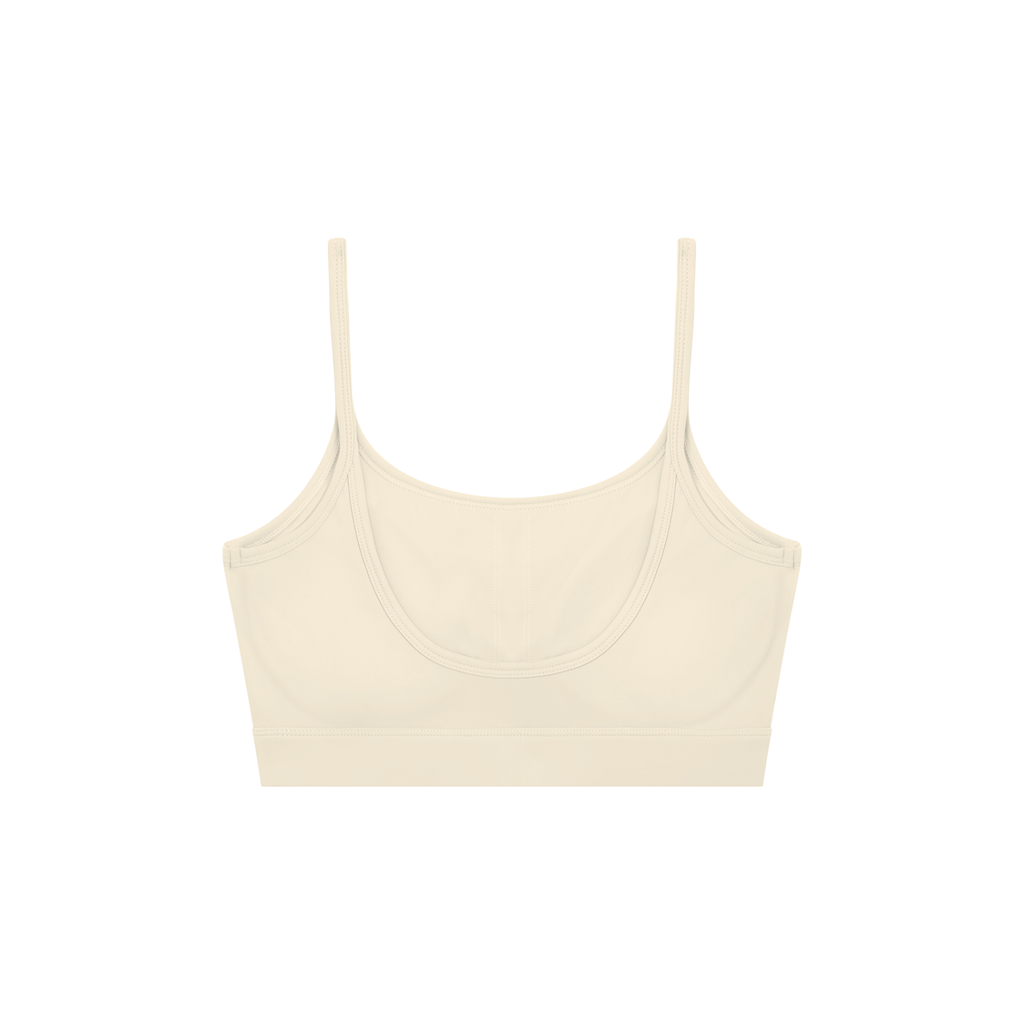 Solid U-Neck Sports Bra