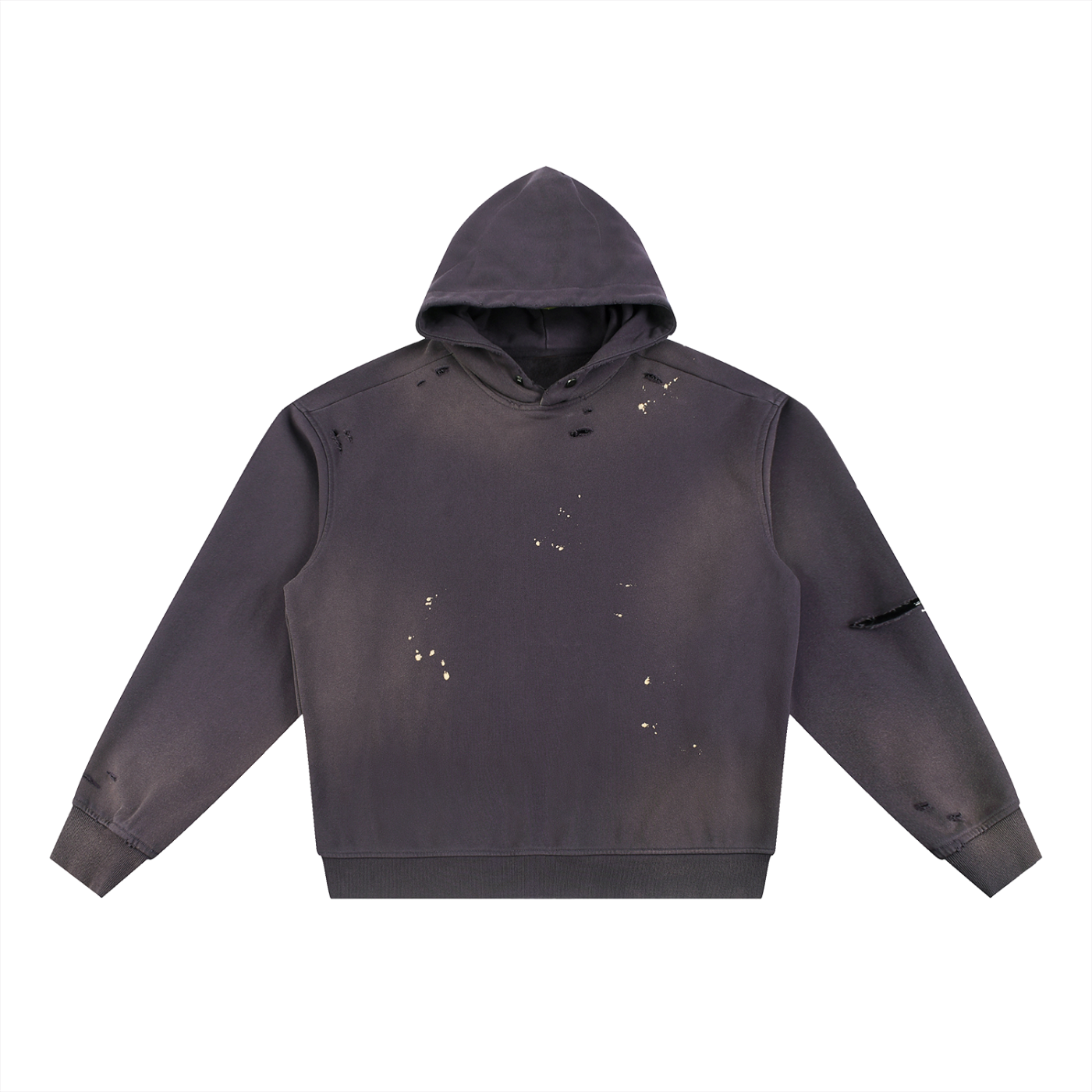HEAVYWEIGHT DISTRESSED WASHED HOODIE