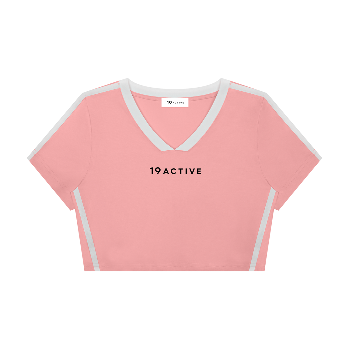 CROPPED V-NECK T-SHIRT
