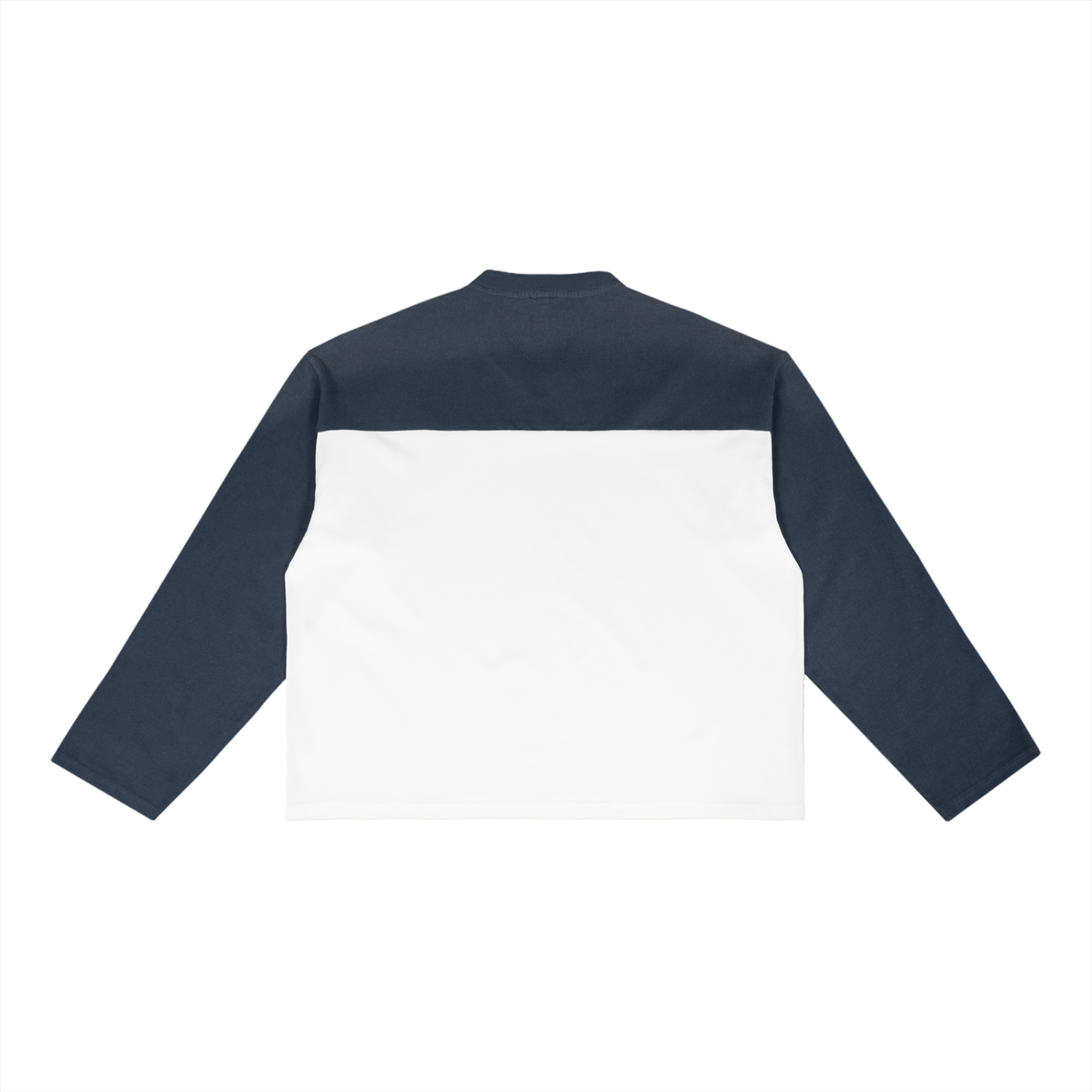 PATCHWORK V-NECK SWEATSHIRT