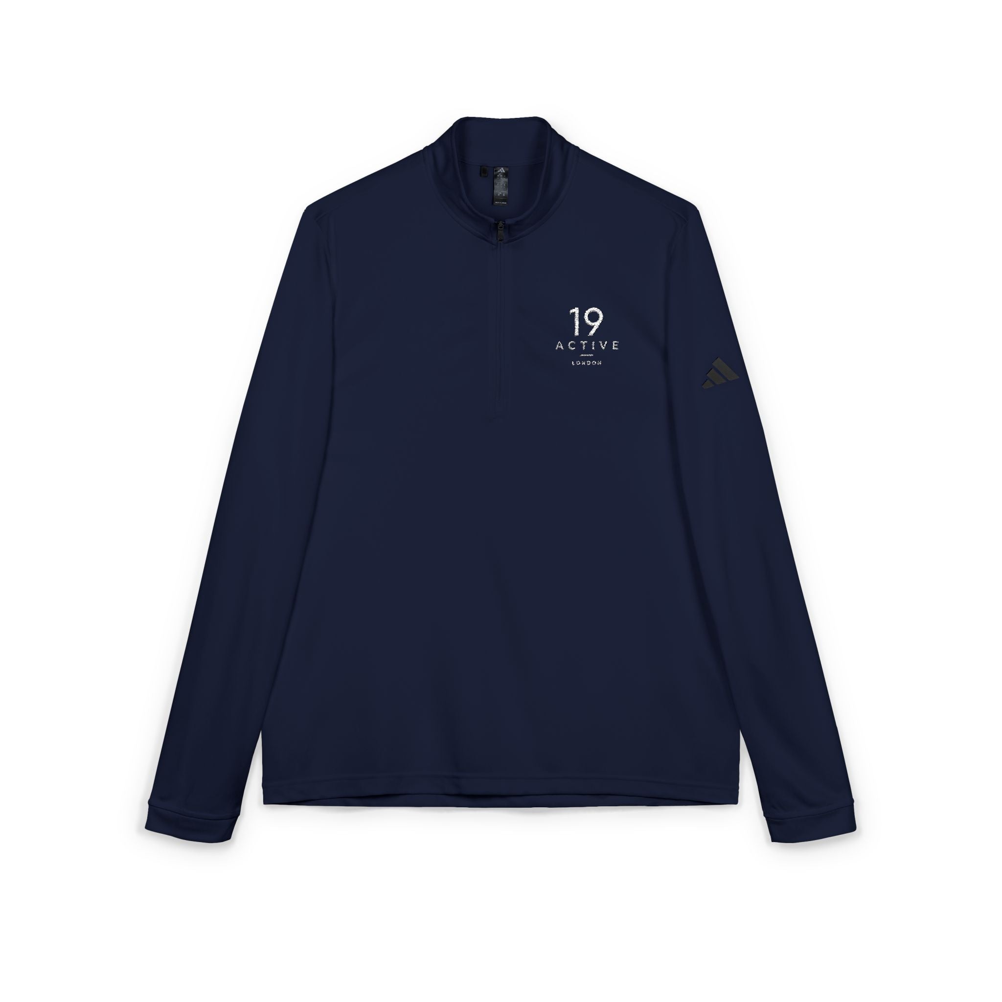 Men's Adidas Embroidered Quarter-Zip Pullover