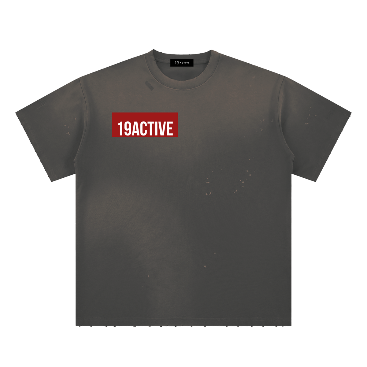 HAND-FRAYED SUNFADE PAINT SPLATTER TEE
