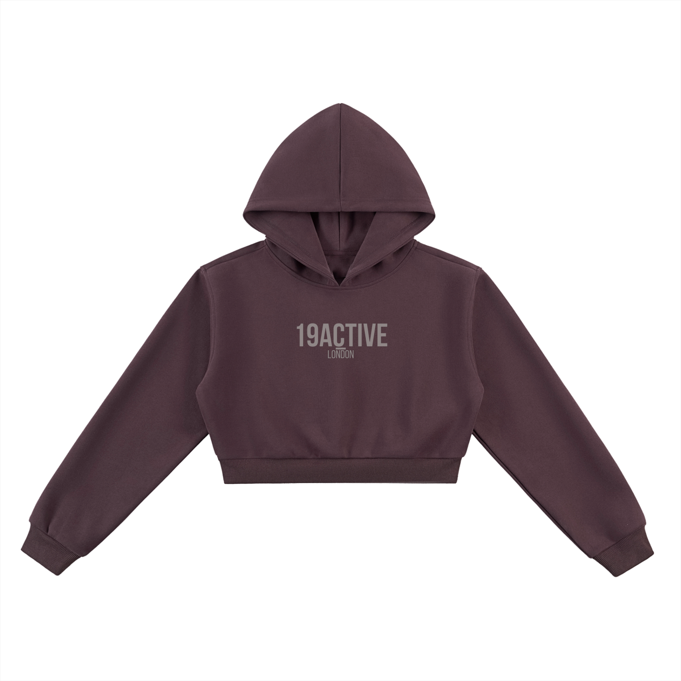 CROPPED NOIRE HOODIE