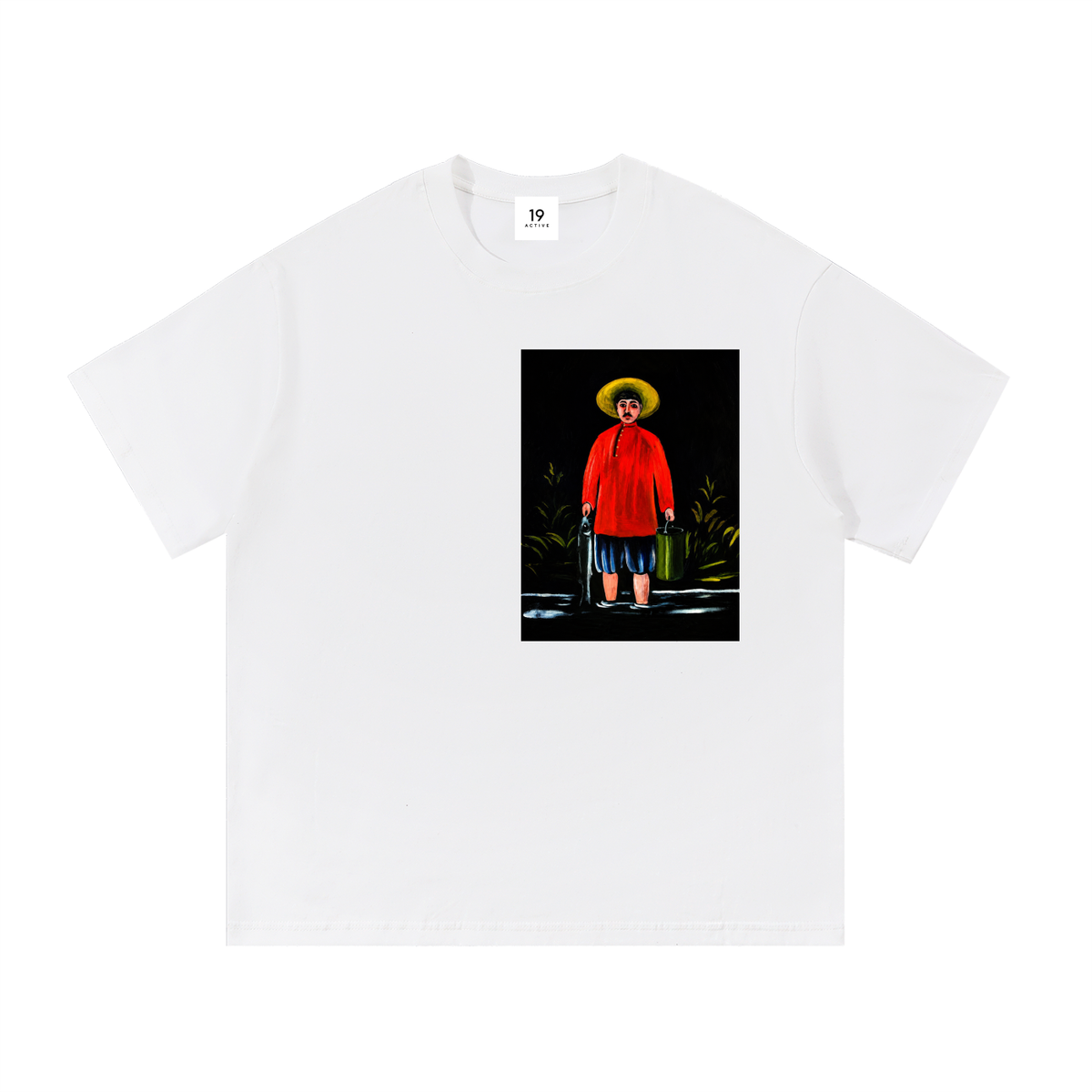 METEVZE BY PIROSMANI BLANCHE COTTON T-SHIRT
