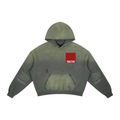 DISTRESSED WASHED HOODIE