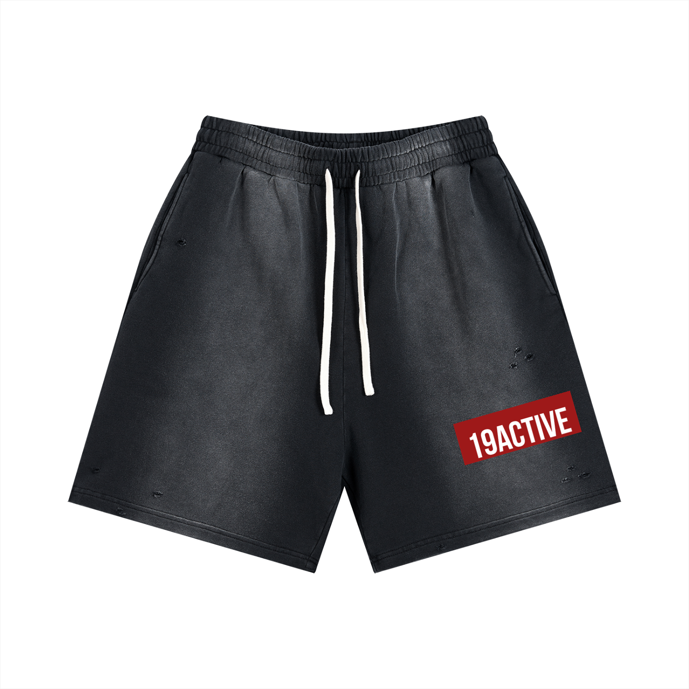 VINTAGE DISTRESSED COTTON SHORTS