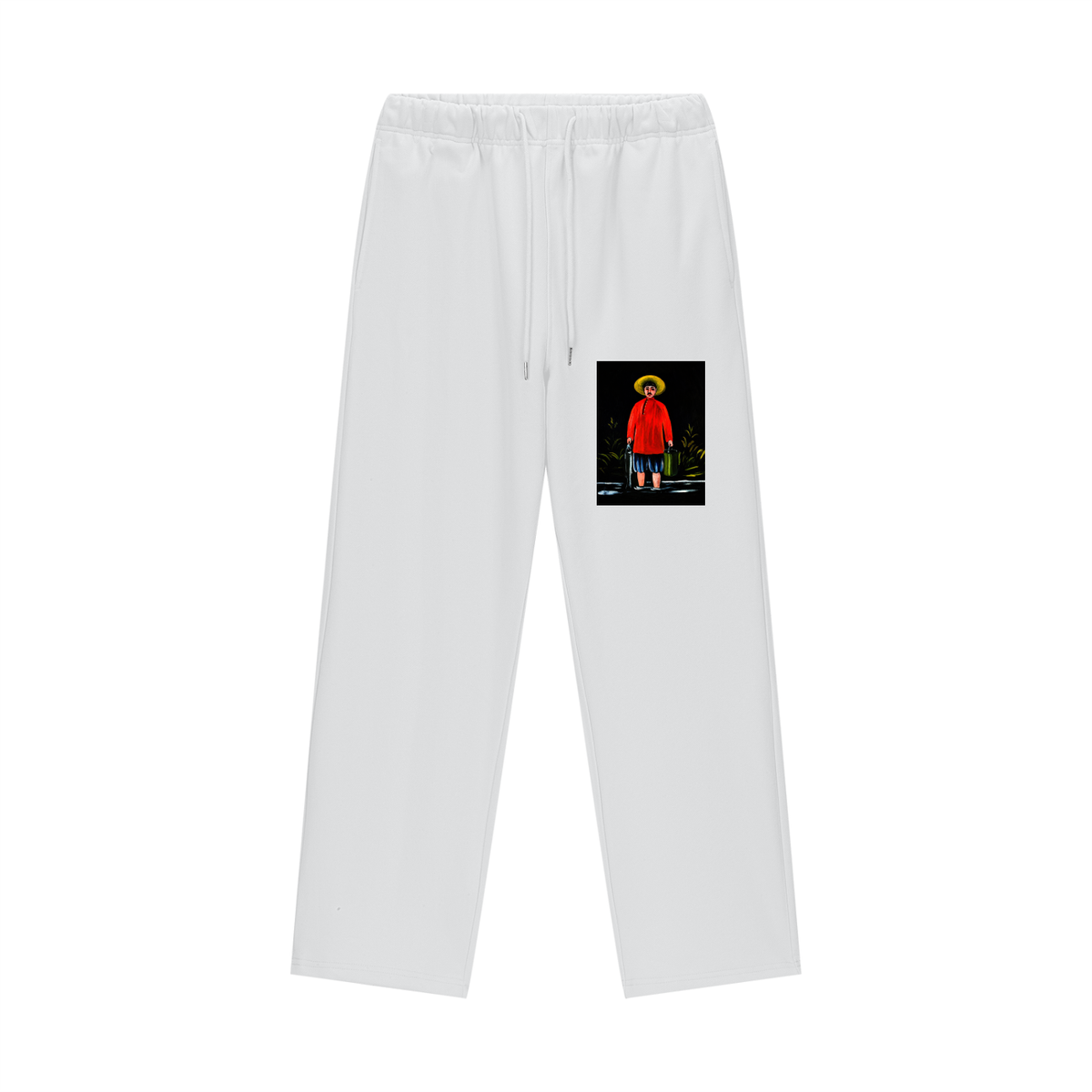 METEVZE BY PIROSMANI BLANCHE STRAIGHT LEG SWEATPANTS