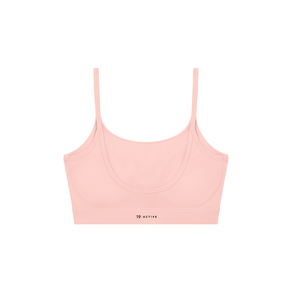 Women's Solid U-Neck Sports Bra