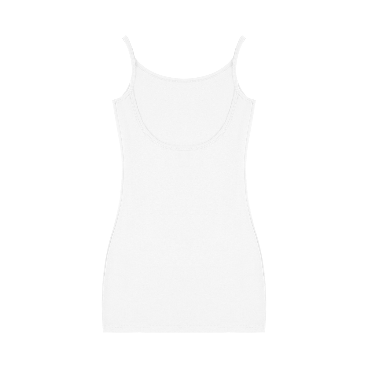 SOLID TIGHT SLEEVELESS DRESS