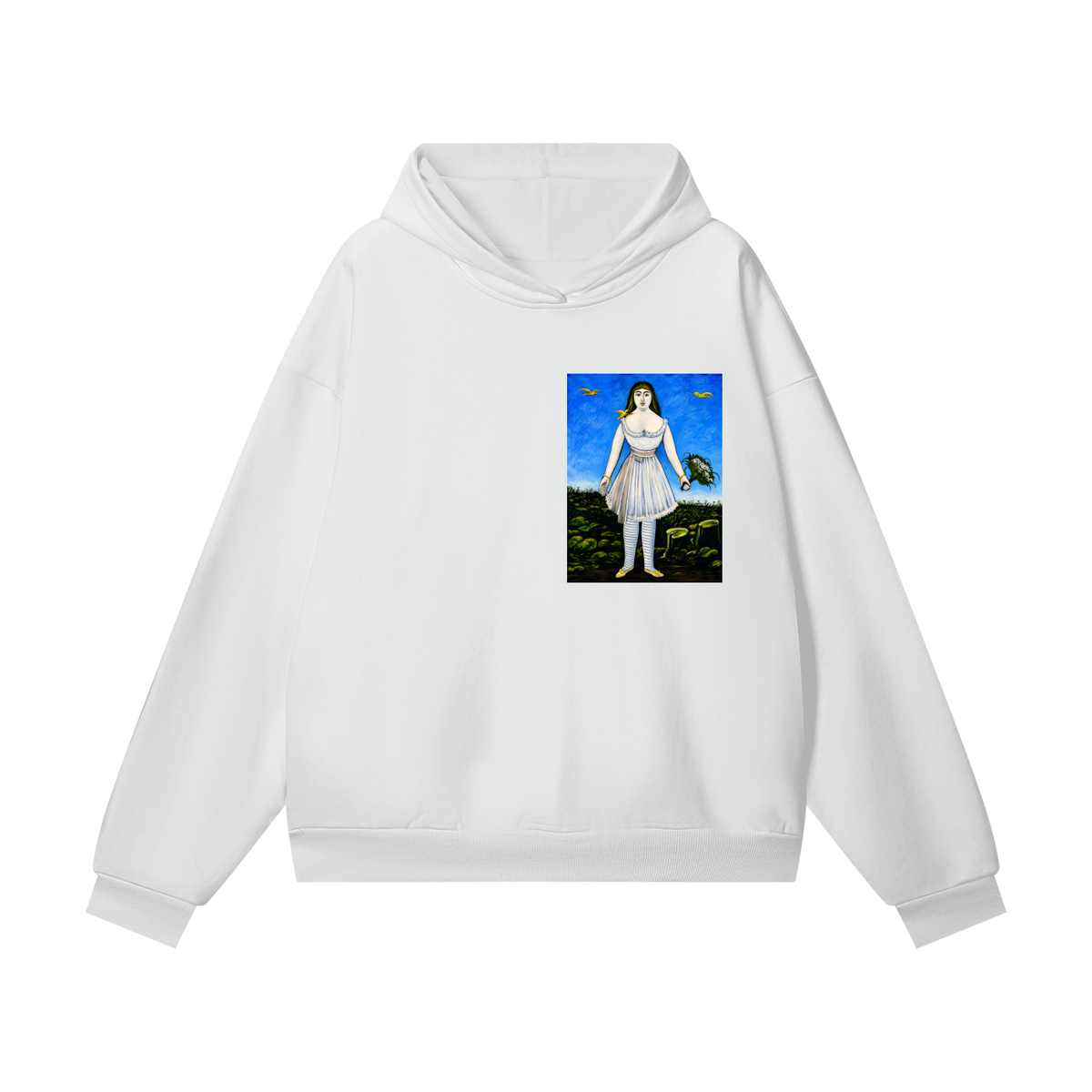 MARGARITA BY PIROSMANI BLANCHE HEAVYWEIGHT HOODIE