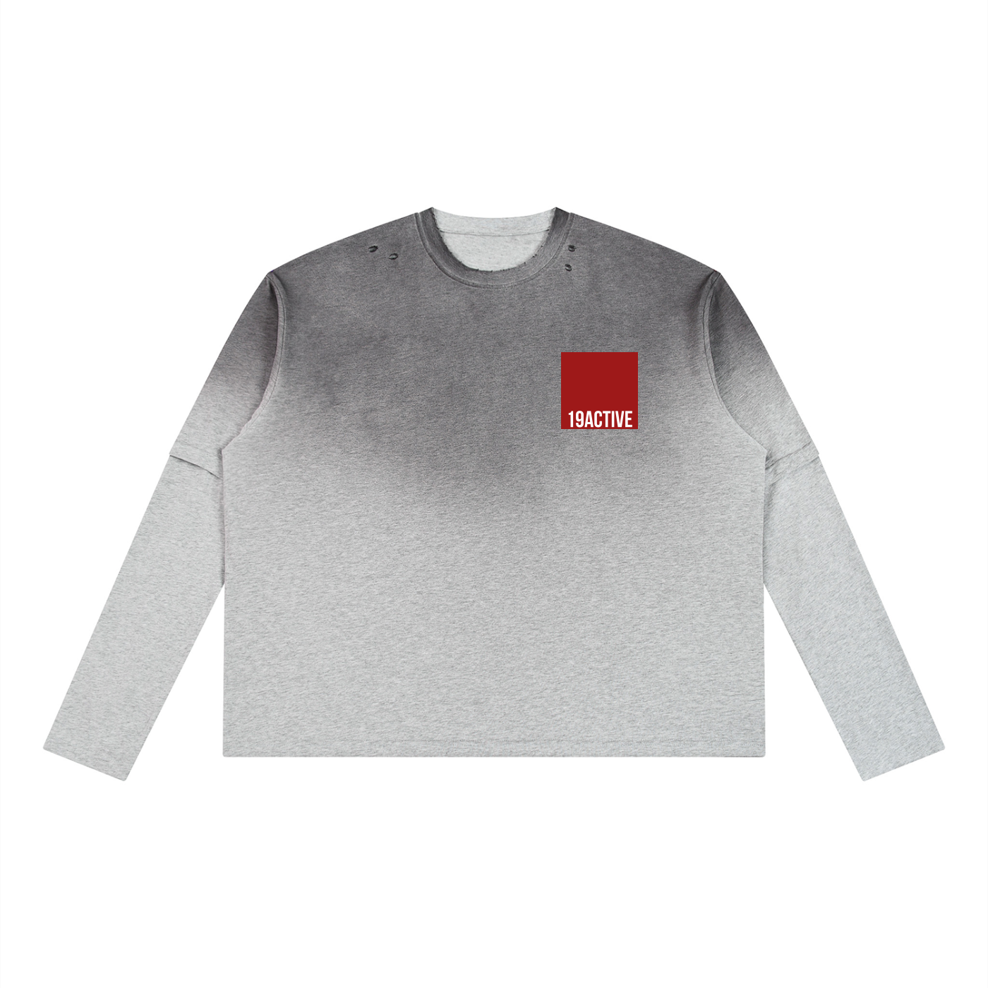 VINTAGE WASHED OVERSIZED LONG-SLEEVE TEE