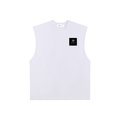 Unisex Raw Edge Cotton Tank Top