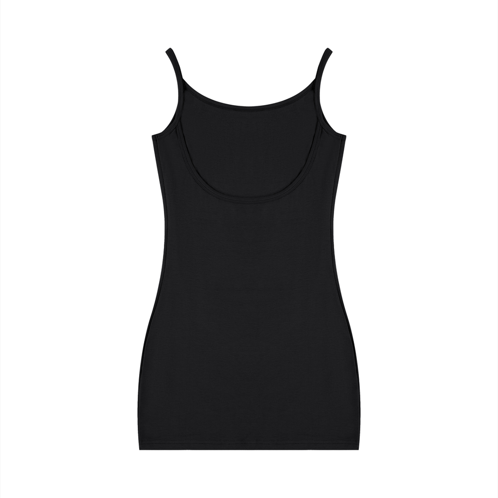 Solid Tight Sleeveless Dress