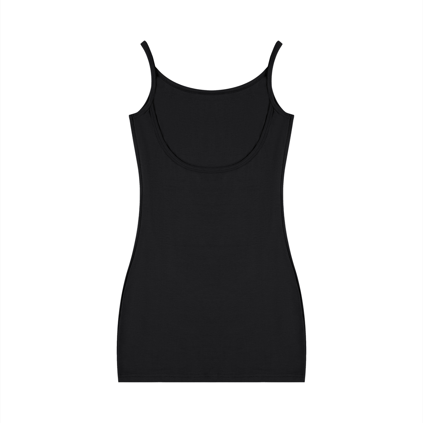 SOLID TIGHT SLEEVELESS DRESS