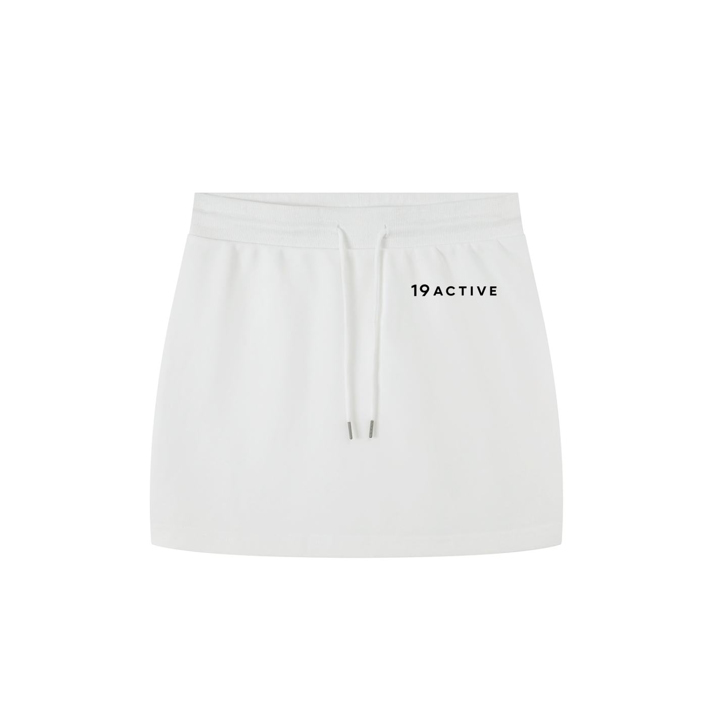 ESSENTIAL DRAWSTRING SKIRT BLANCHE