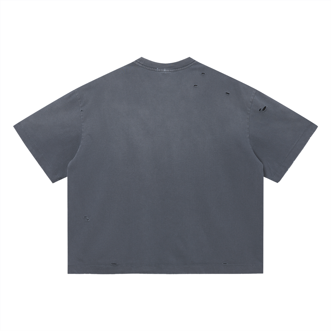 DISTRESSED OVERSIZED COTTON TEE