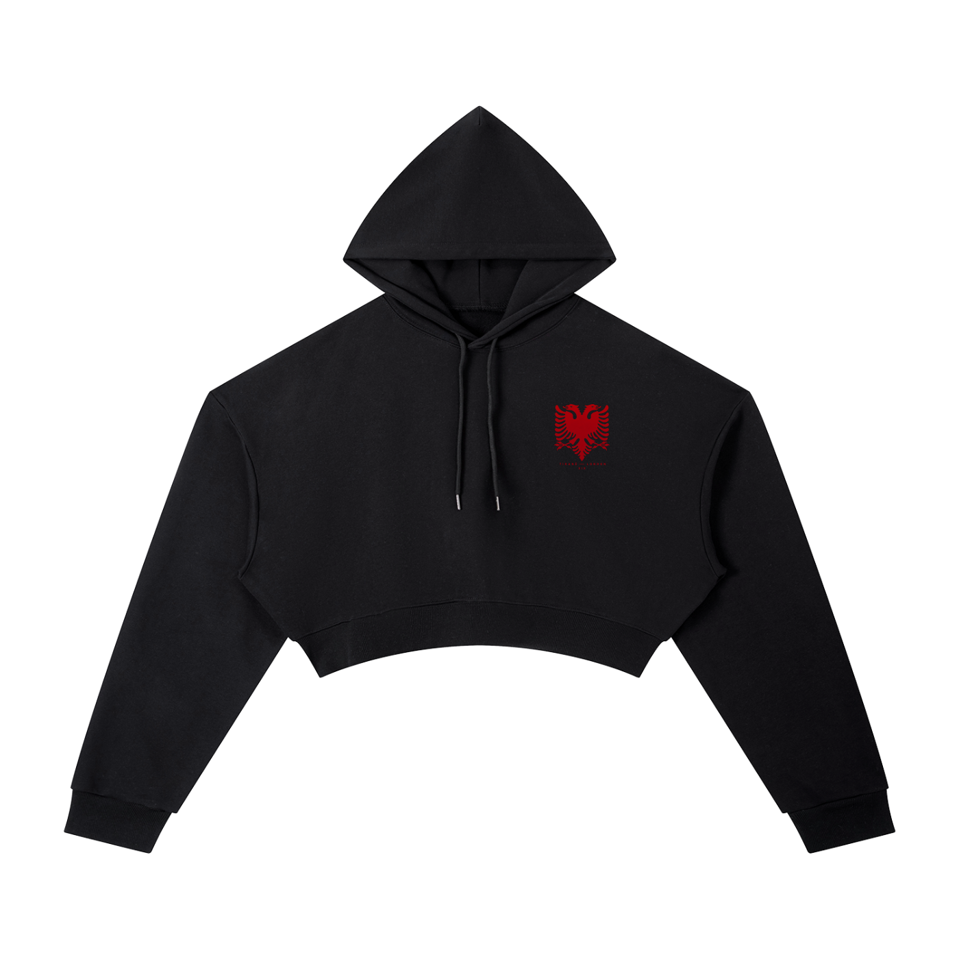 TIRANË HERS CROPPED HOODIE