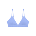 Cropped V-Neck Sports Bra