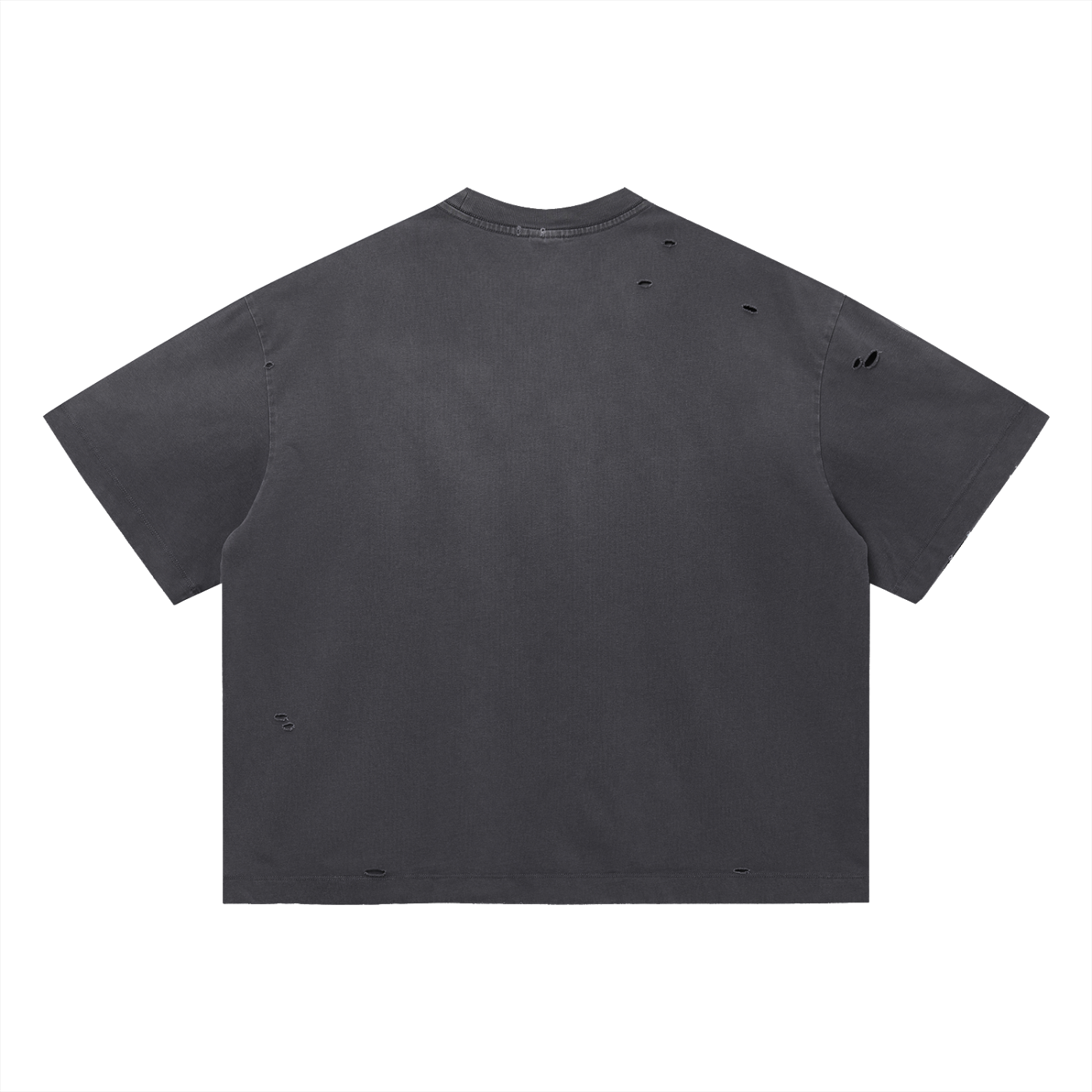 DISTRESSED OVERSIZED COTTON TEE
