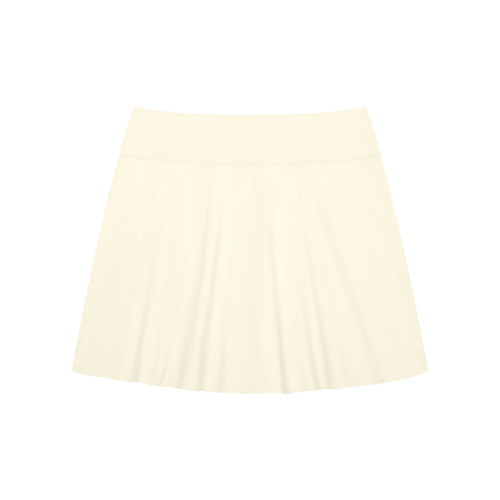 Contrast Panel Slit Skirt