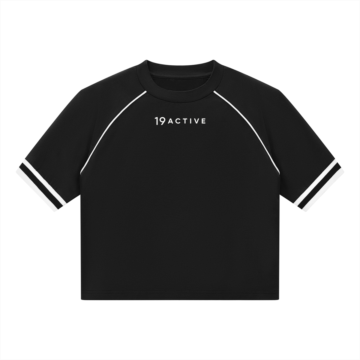 RAGLAN RIBBED T-SHIRT