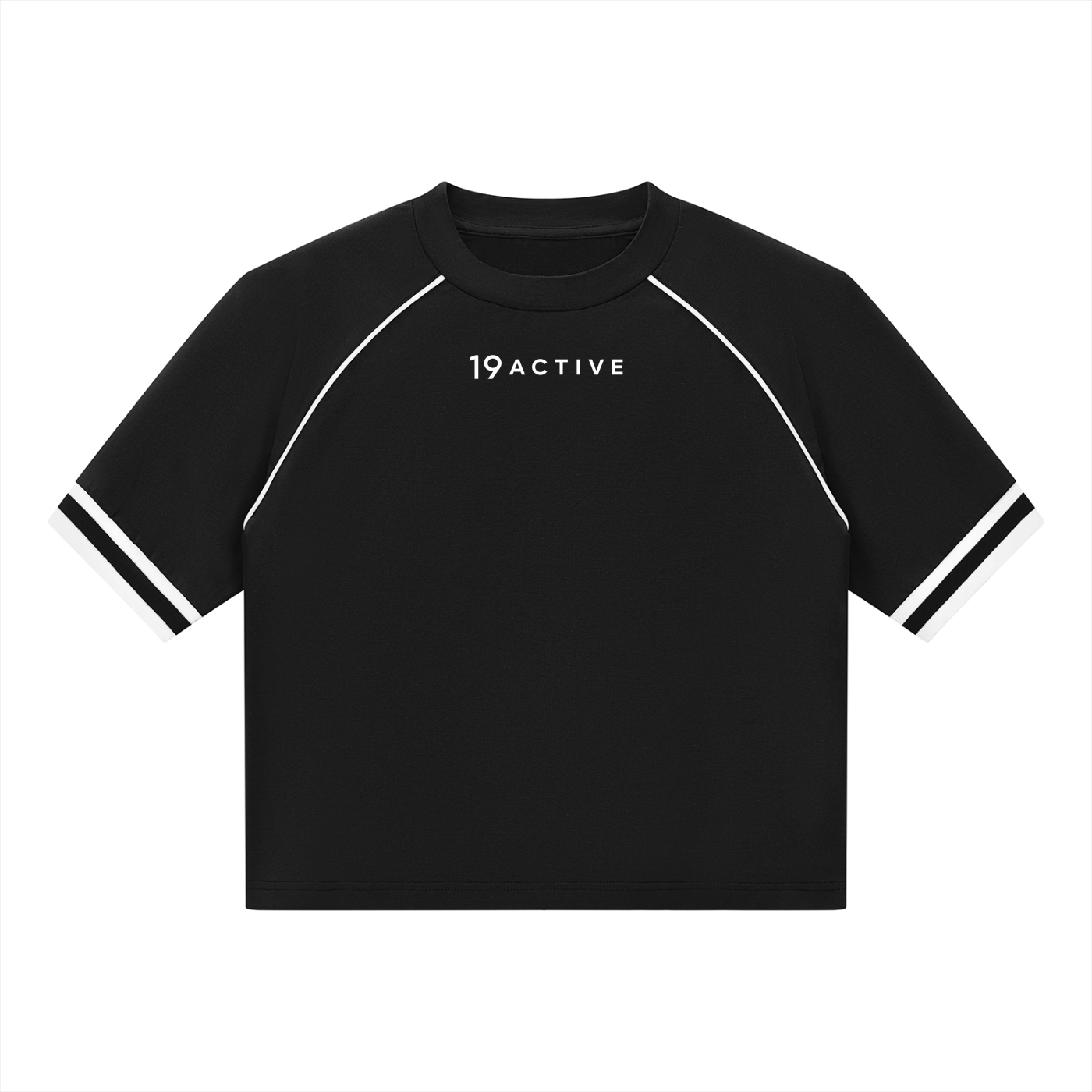 RAGLAN RIBBED T-SHIRT