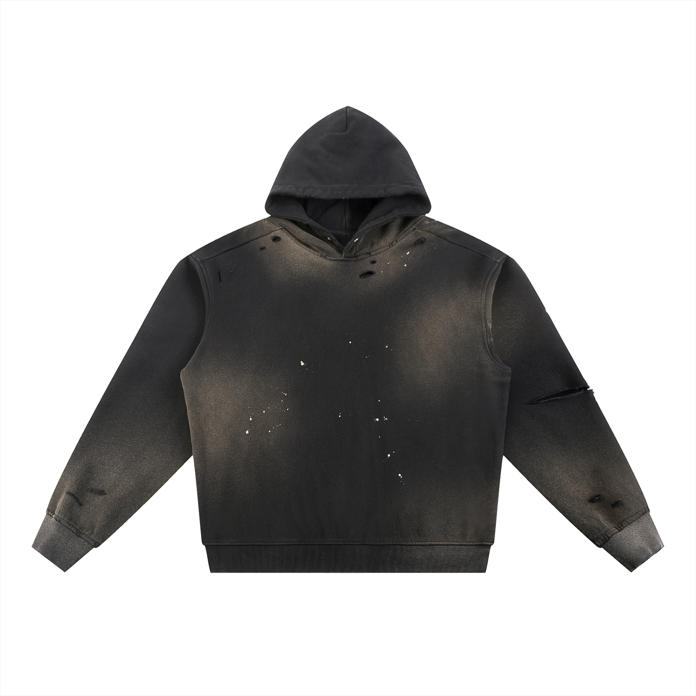 HEAVYWEIGHT DISTRESSED WASHED HOODIE
