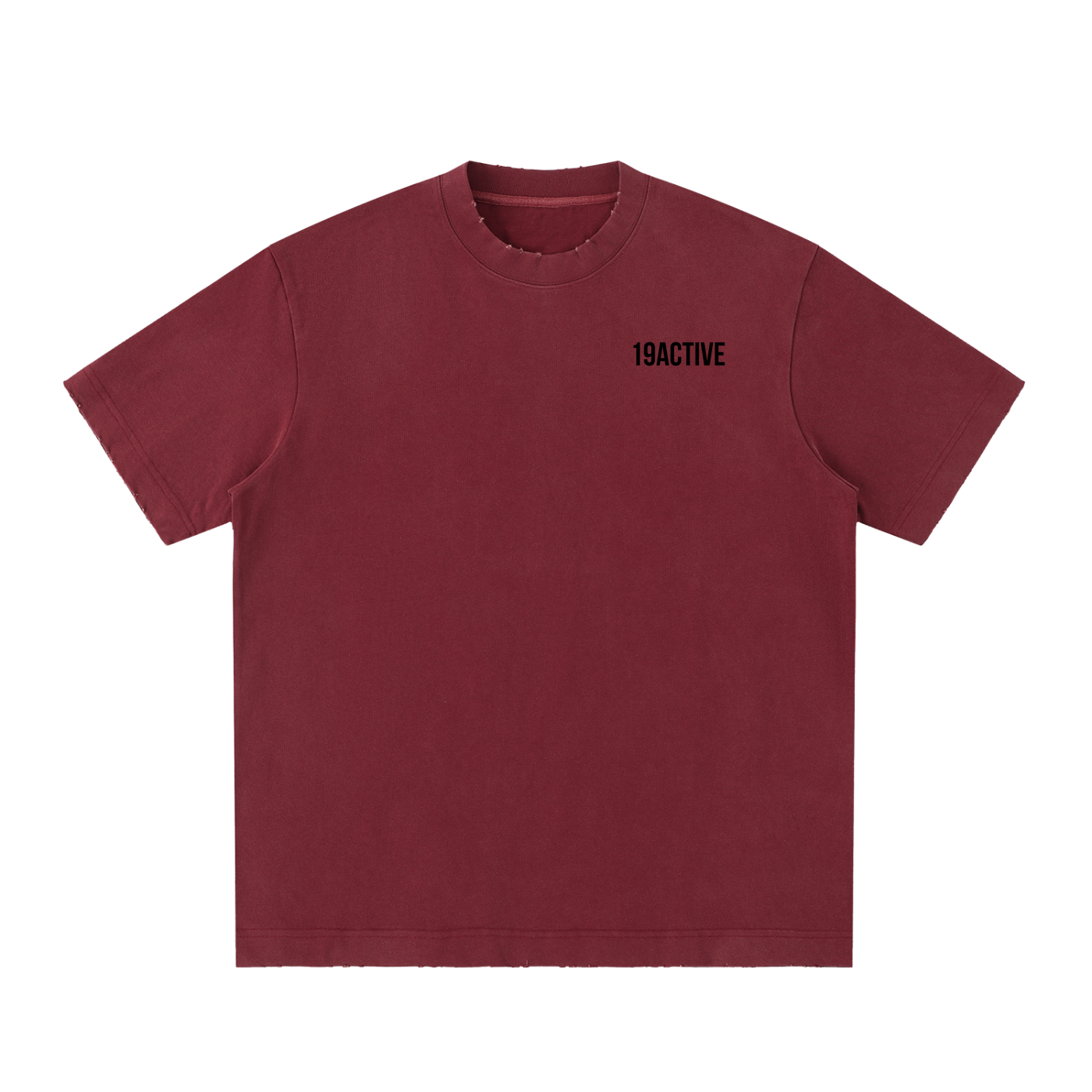 Heavyweight Vintage Washed Frayed T-Shirt