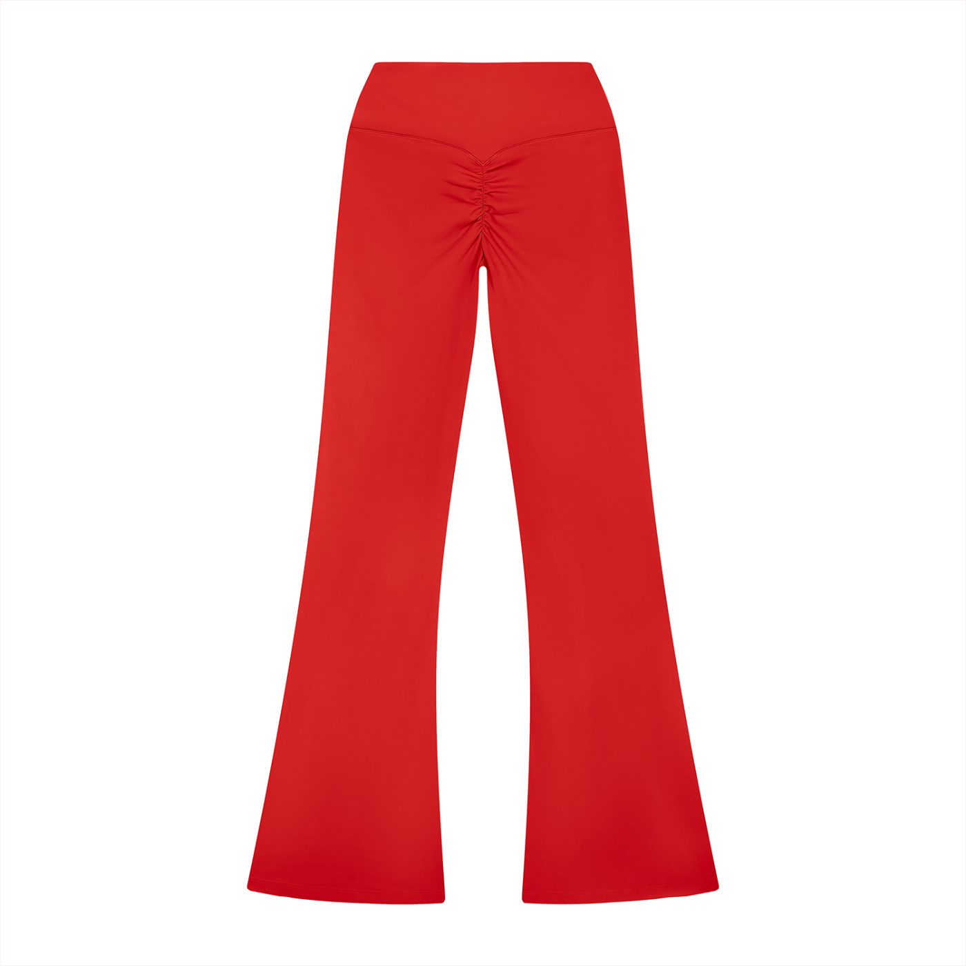 HIGH RISE FLARED LEGGINGS ROUGE