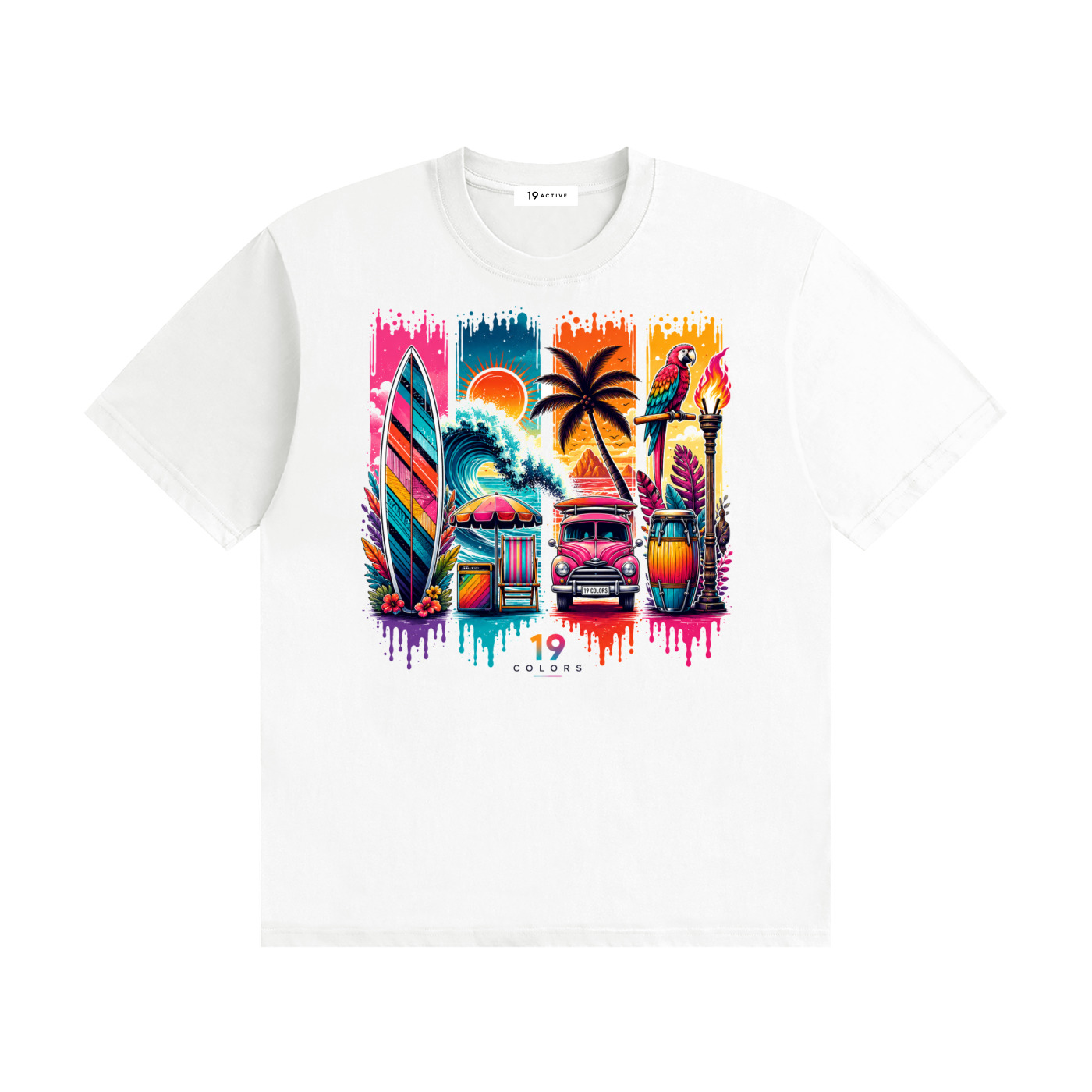 SEASONS SEAMLESS COTTON T-SHIRT