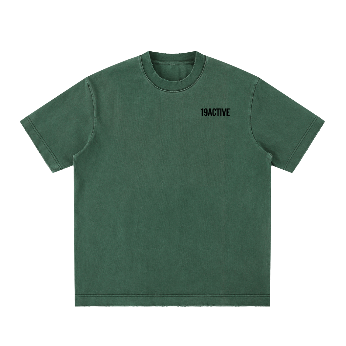 Heavyweight Vintage Washed Frayed T-Shirt