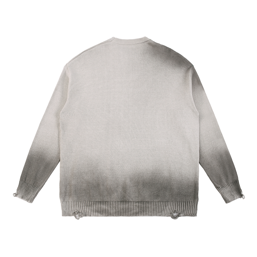 HEAVYWEIGHT DISTRESSED WASHED SWEATSHIRT