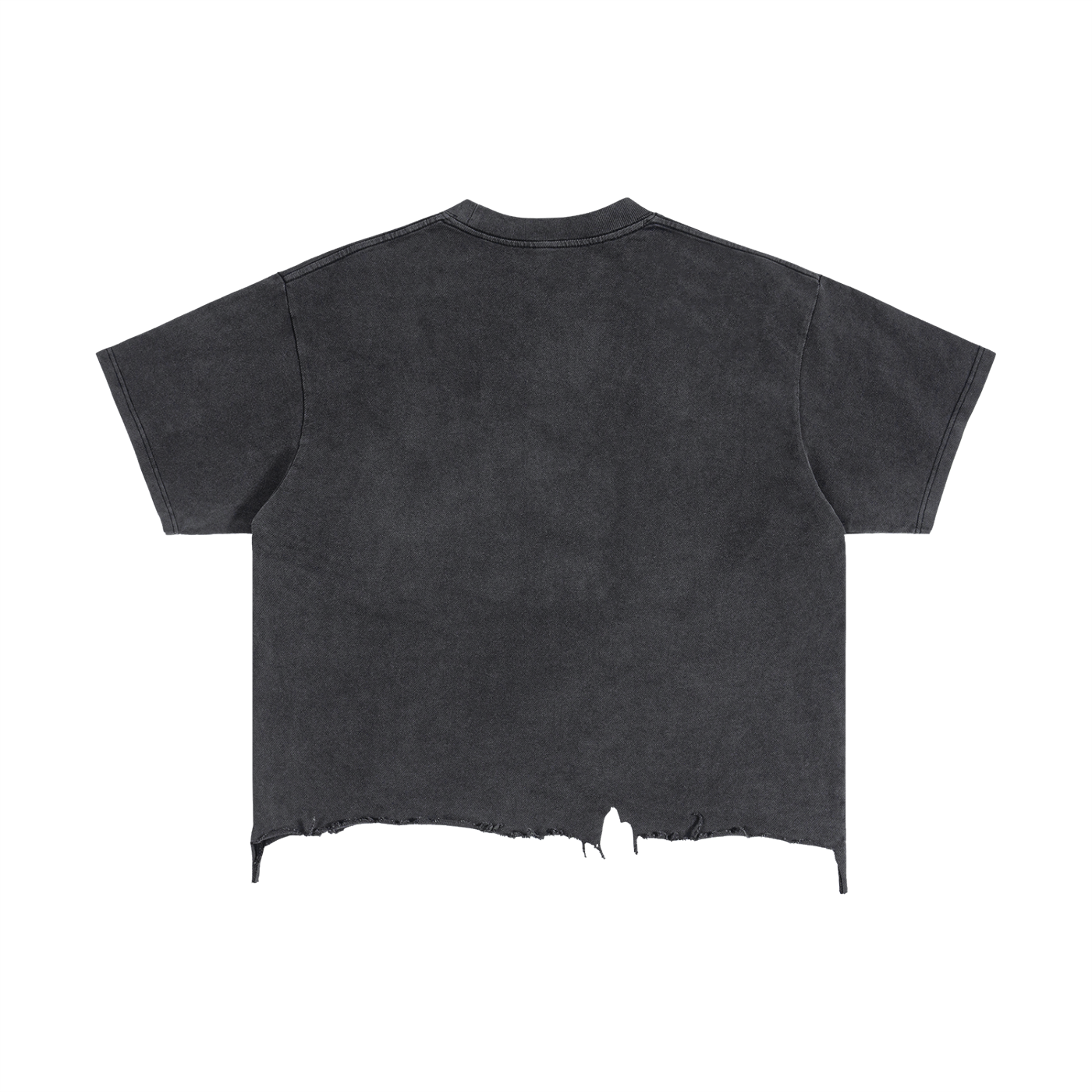 VINTAGE WASHED RAW-HEM TEE