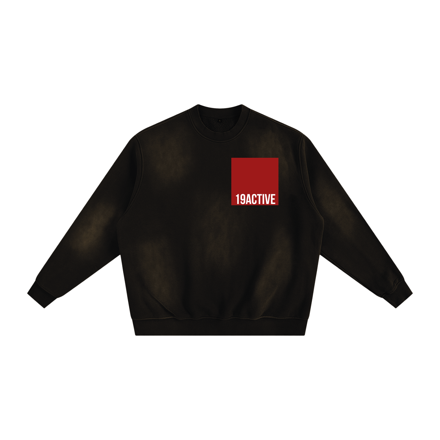HEAVYWEIGHT WASHED CREWNECK SWEATSHIRT