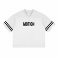 Taped Mesh White Motion T-Shirt